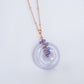 Lavender Jade with Tanzanite Vine Necklace