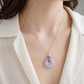 Lavender Jade with Guatemala Jade Necklace