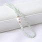 Light Jade with Pearl Accent Choker Necklace