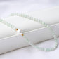 Light Jade with Pearl Accent Choker Necklace