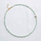 Light Jade with Pearl Accent Choker Necklace