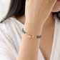 Lock Bracelet - African Jade