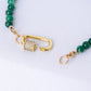 Lock Bracelet - African Jade