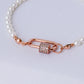 Lock Bracelet - Pearl