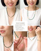 Lock Choker Necklace - African Jade