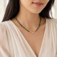 Lock Choker Necklace - African Jade