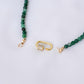 Lock Choker Necklace - African Jade