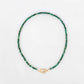Lock Choker Necklace - African Jade