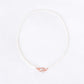 Lock Choker Necklace - Pearl