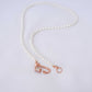 Lock Choker Necklace - Pearl