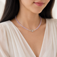 Lock Choker Necklace - Pink Amethyst