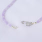 Lock Choker Necklace - Pink Amethyst