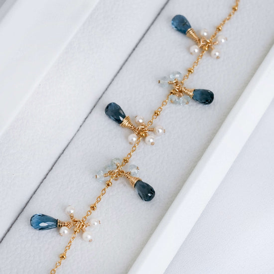 London Blue Topaz Garden Bracelet