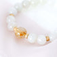 Jade and Golden Rutilated Quartz Bracelet MB2