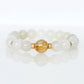 Jade and Golden Rutilated Quartz Bracelet MB2