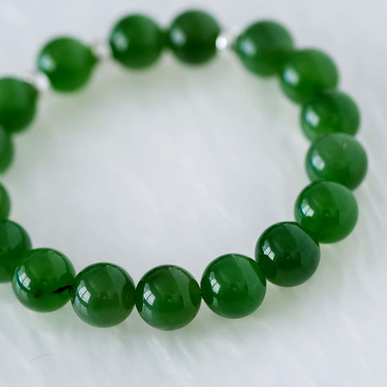 Vivid Green Jade Bracelet MB3