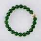 Vivid Green Jade Bracelet MB7