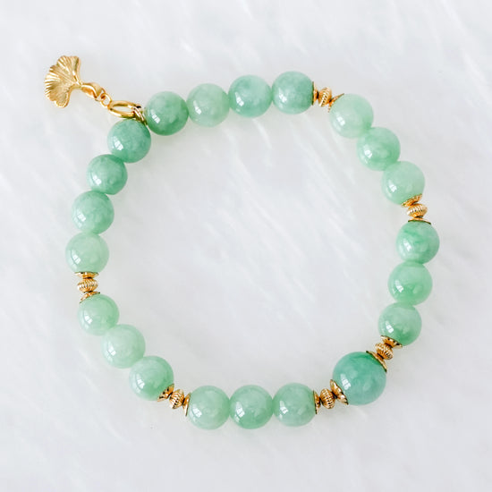 Apple Green Jade Bracelet MB8