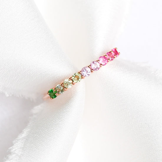 Strawberry Matcha Milestone Ring