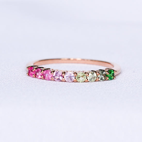 Strawberry Matcha Milestone Ring