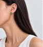 Milgrain Jade Disc Earrings