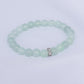 Premium Jade Floral Bead Bracelet