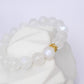 Moonstone Floral Bead Bracelet