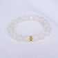 Moonstone Floral Bead Bracelet