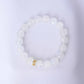 Moonstone Floral Bead Bracelet