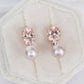 Morganite with Detachable Pearl Dangle in 14K