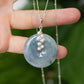 Peacock Blue Jade with Pearl Vine Necklace - N111S