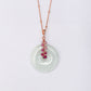 Mint Jade with Tourmaline Vine Necklace N2R