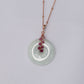 Mint Jade with Tourmaline Vine Necklace N2R