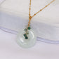 Light Jade with Moss Agate Vine Necklace