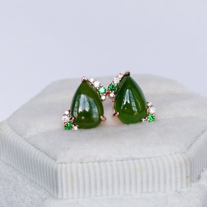 Jade Icing Earrings