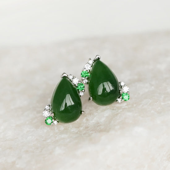 Jade Icing Earrings