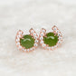 Horseshoe Jade Earrings