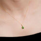 Jade Raindrop Pendant Necklace
