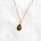 Jade Raindrop Pendant Necklace