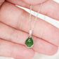 Jade Raindrop Pendant Necklace