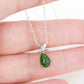 Jade Ribbon Pendant Necklace