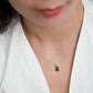 Jade Ribbon Pendant Necklace
