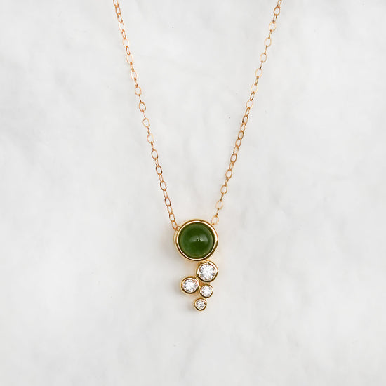 Jade Bubbles Pendant Necklace