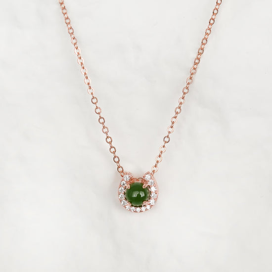 Horseshoe Jade Necklace