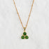 Jade Trinity Pendant Necklace