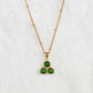 Jade Trinity Pendant Necklace