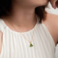 Jade Trinity Pendant Necklace