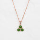 Jade Trinity Pendant Necklace