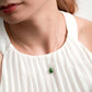 Jade Crown Dewdrop Necklace