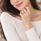Open XOX Jade Ring - JJ15R (US7.5, Cannot be resized)